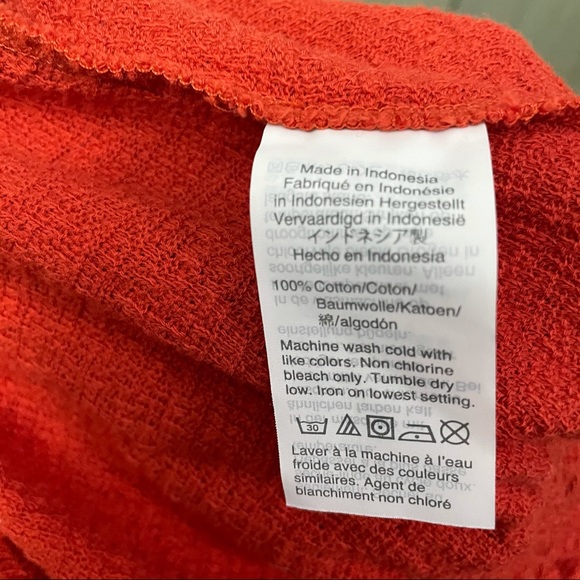 Madewell Texture & Thread Drawstring Top Boho - Picture 8 of 8